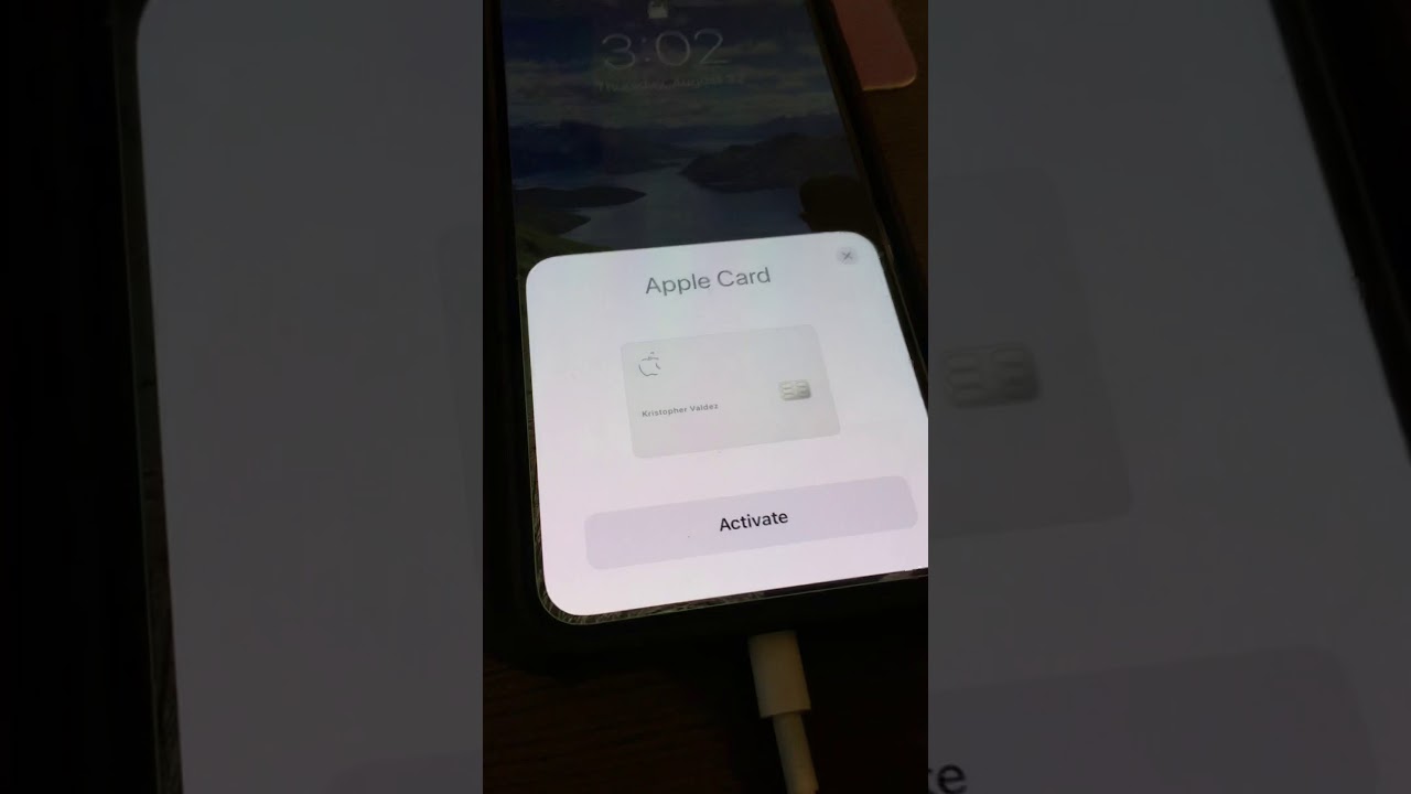 Activating the Titanium Apple Card