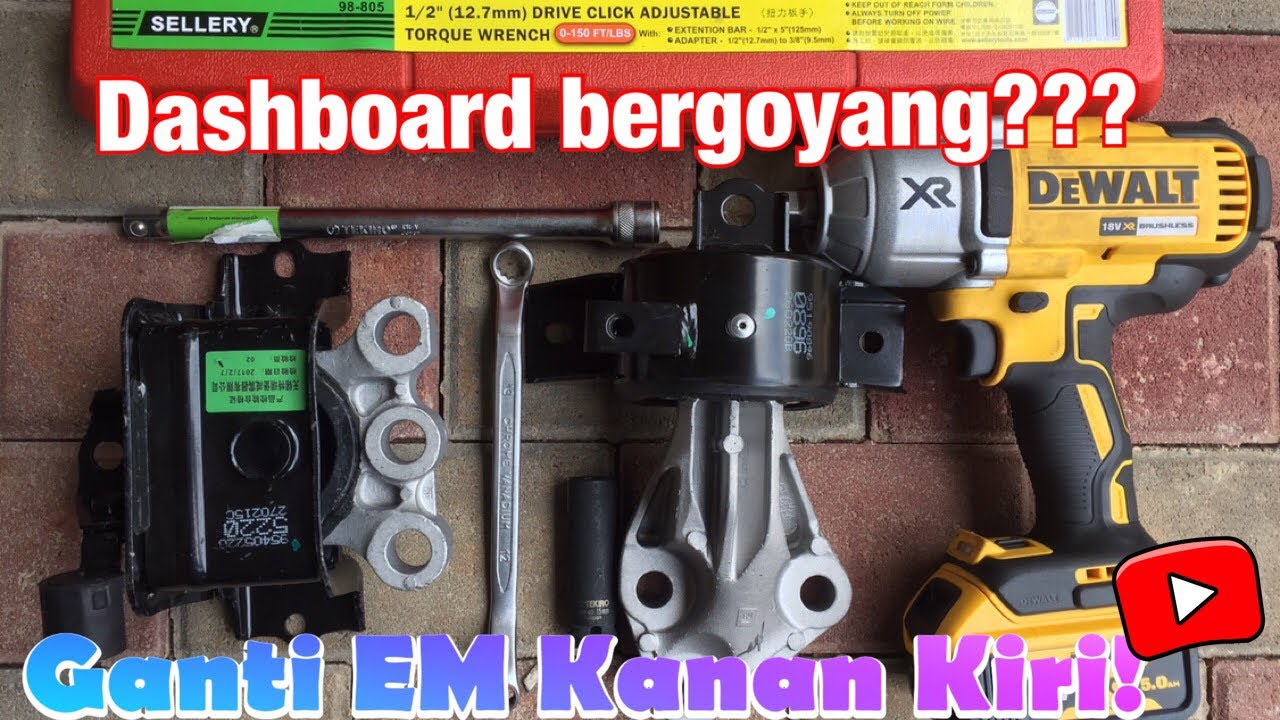 DIY #11: Ganti Engine Mounting Chevrolet spin Matic 1.5|kanan kiri|