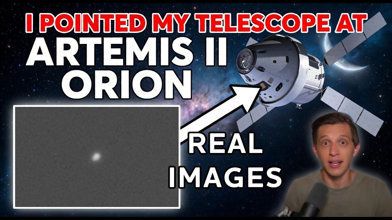 Skierowałem teleskop na Artemis II Orion &ndash; oto, co udało mi się uchwycić