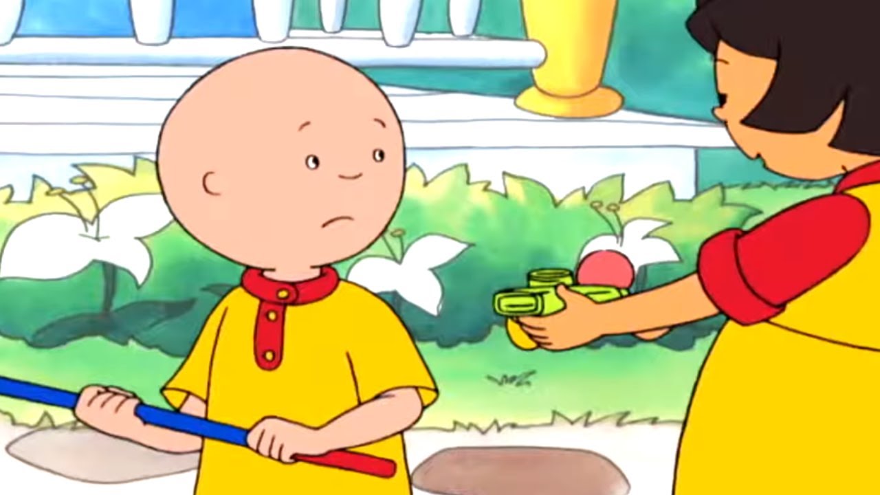 Caillou and Toy Exchange | Caillou Cartoon
