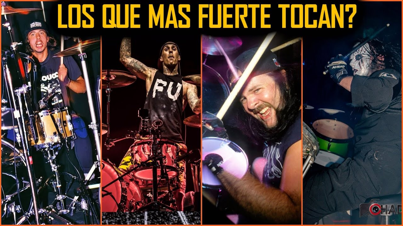 7 Bateristas Que Le Pegan Bien Duro A Su Bateria