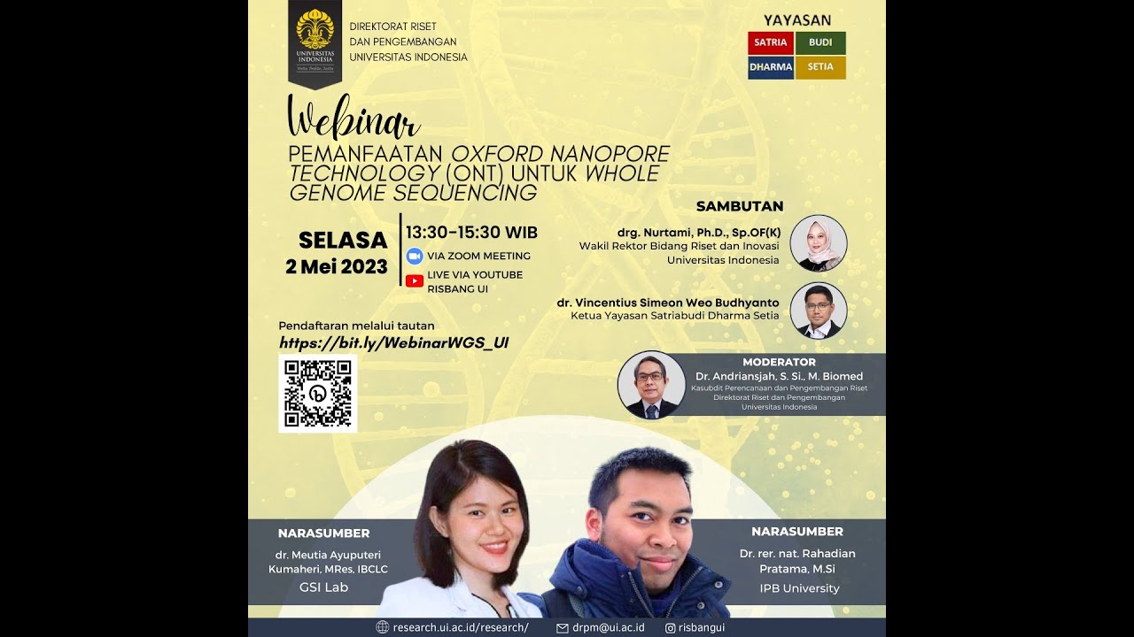 Webinar Pemanfaatan ONT untuk WGS