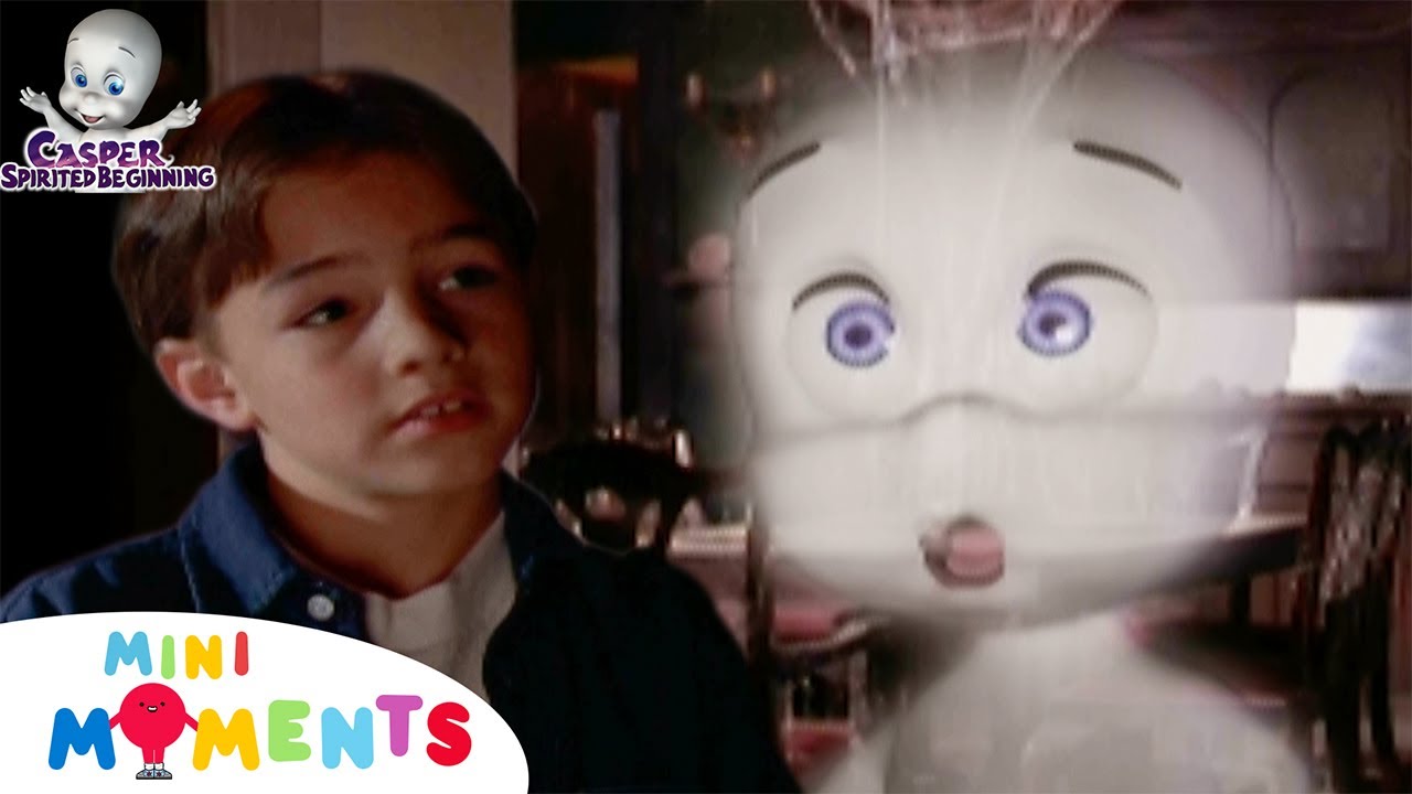 Casper's Spookiest Lesson Yet!! 😲👻😱 | Casper A Spirited Beginning | Movie Clip | Mini Moments