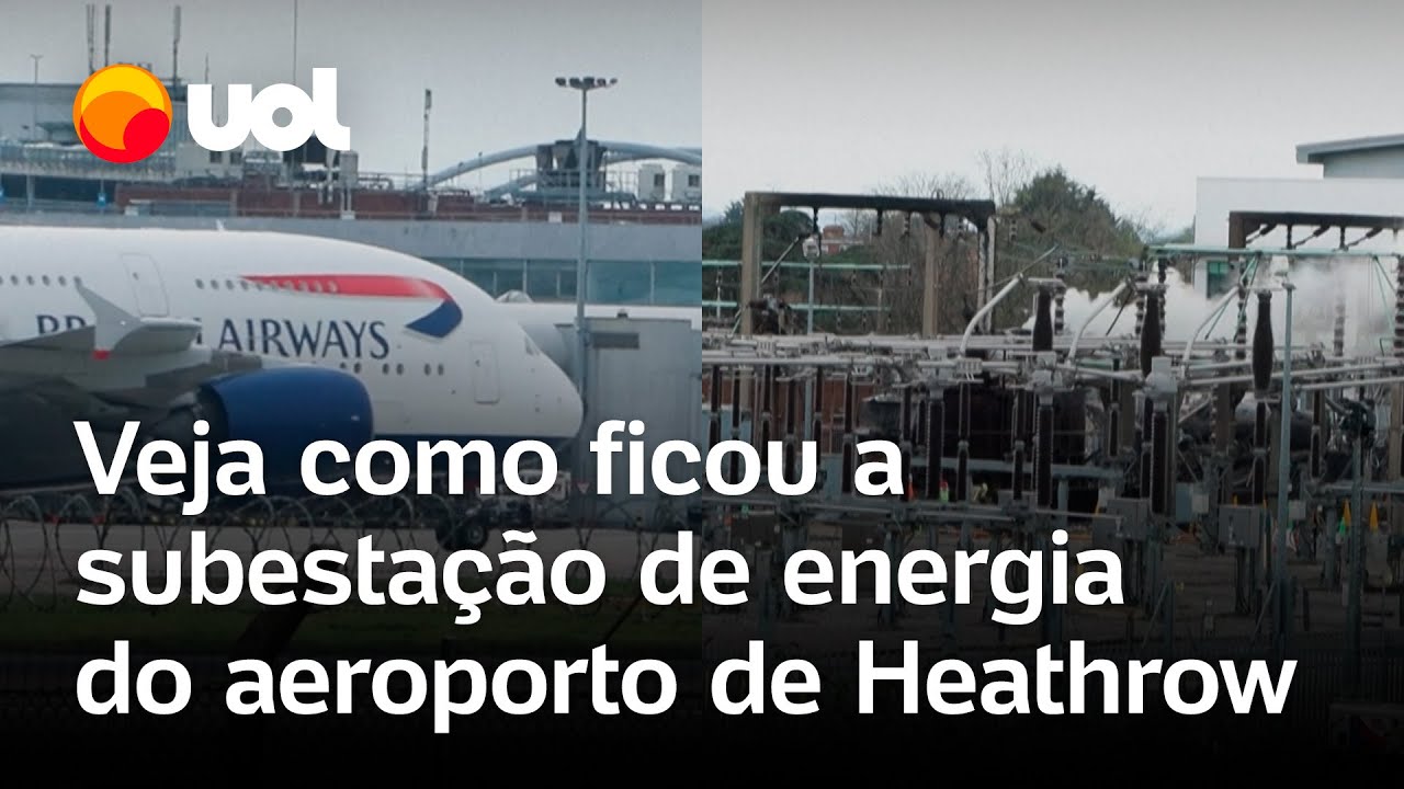 Aeroporto de Heathrow: veja como ficou a subestação de energia após incêndio em Londres; vídeo