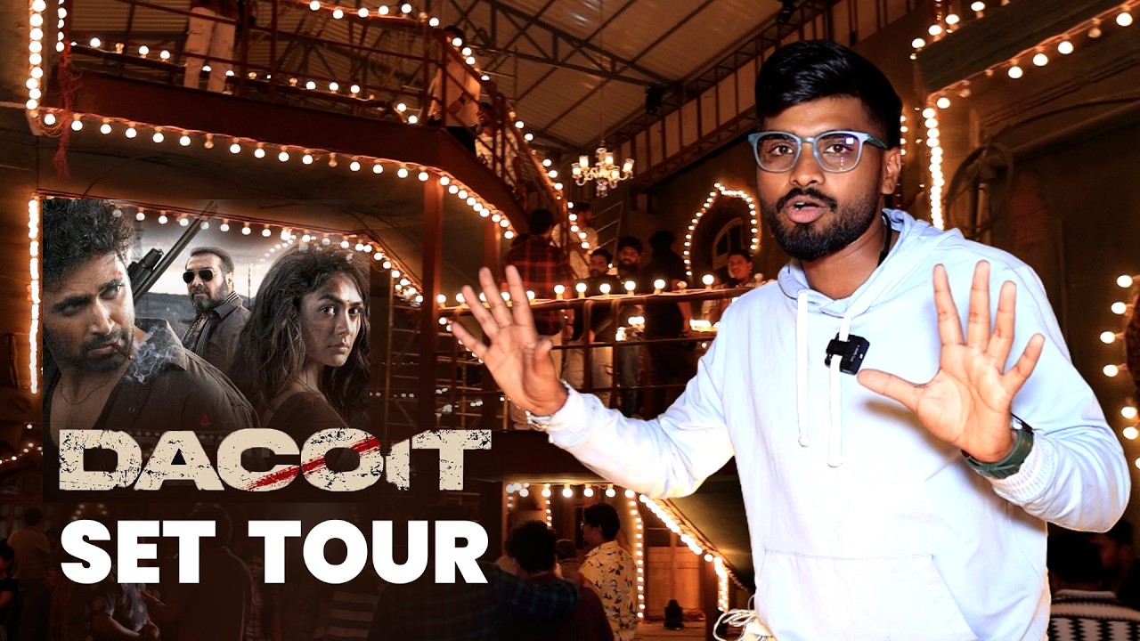 Adivisesh's Dacoit Movie Set Tour by Anchor Vinay