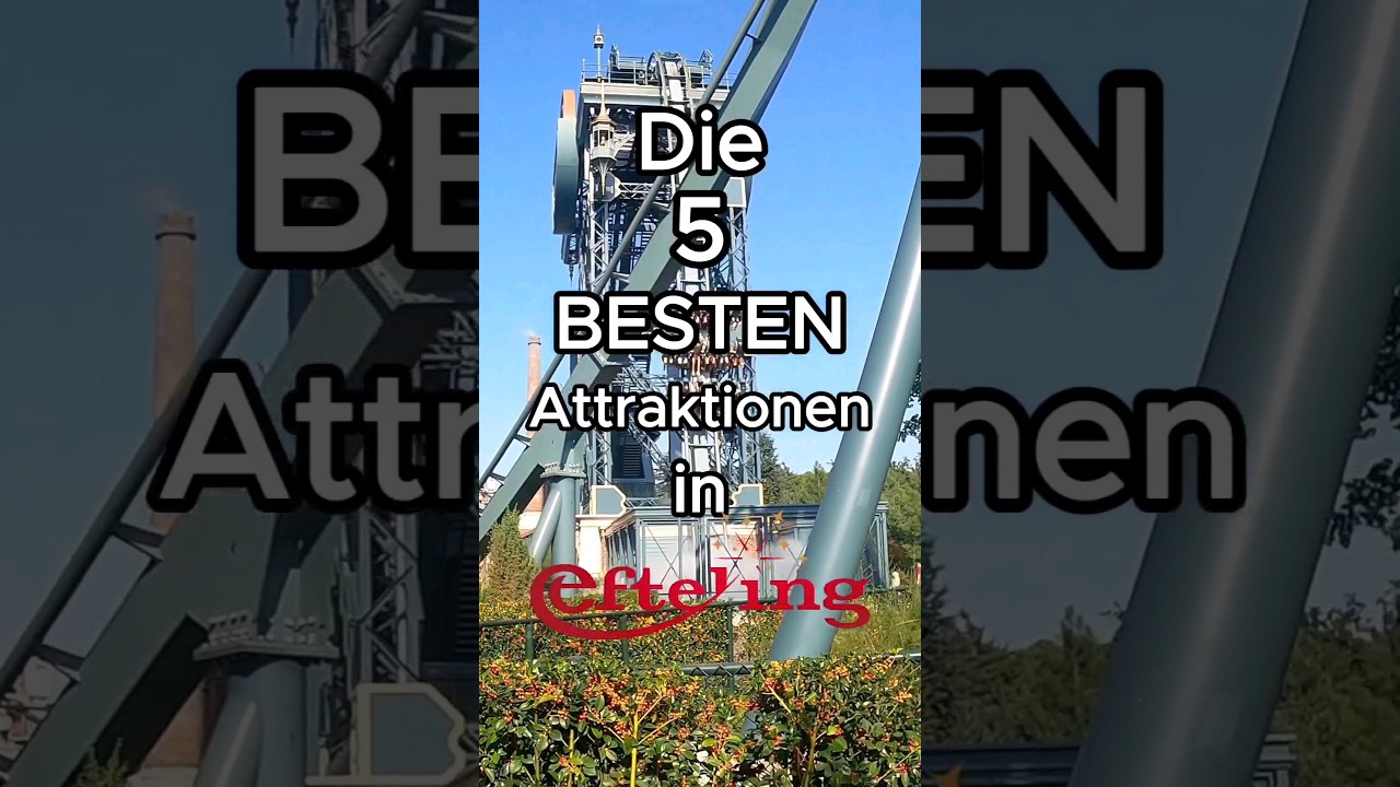 Die 5 BESTEN Attraktionen in De Efteling #efteling #freizeitpark #top5