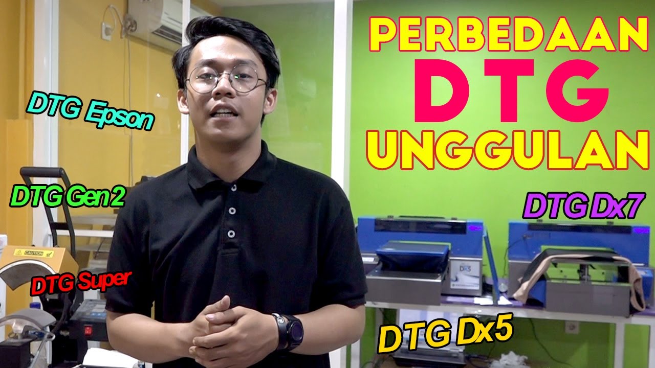 Review Perbedaan Tipe - Tipe Mesin Printer DTG Unggulan di Bengkel Print