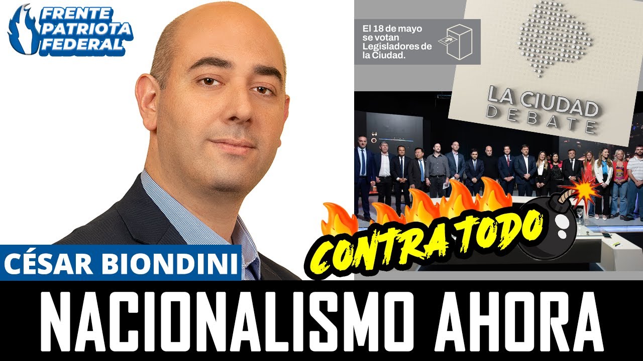 🔴C&Eacute;SAR BIONDINI EN EL DEBATE! (SE QUED&Oacute; CORTO) #cesarbiondini #libertarios #macri #milei #adorni