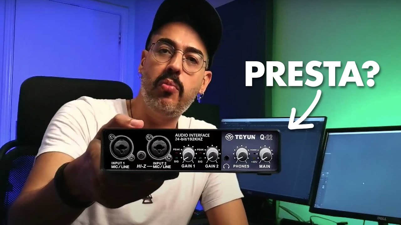 TEYUN Q22 REVELADA: Vale a pena comprar essa placa de som barata para seu home studio?