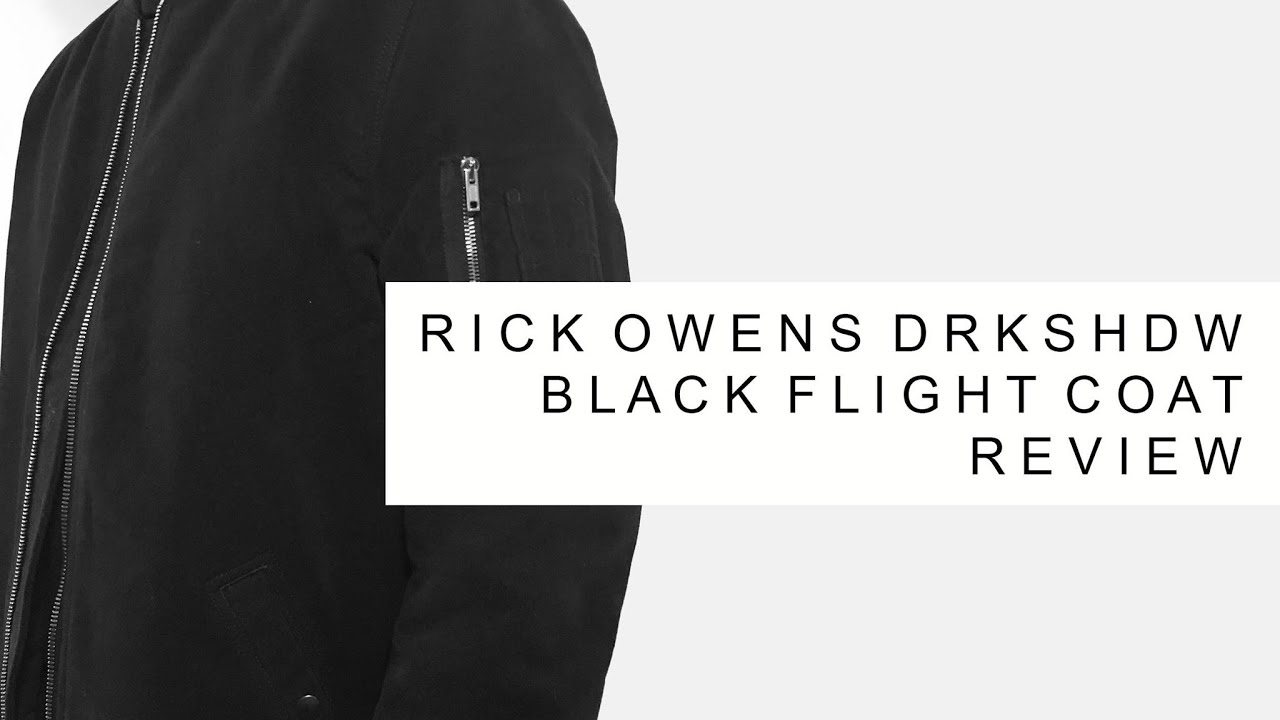 Rick Owens DRKSHDW Flight Coat | Review