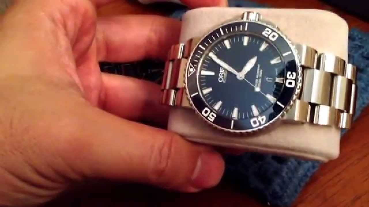 # ORIS AQUIS Diver watch new vs old model (300m.&200m.)