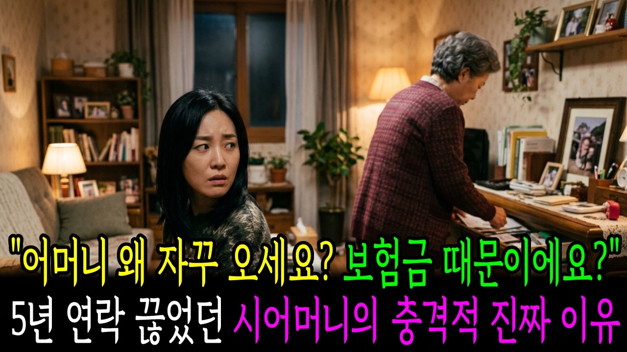 보험금을 빼았을거라 의심받은 시어머니의 진실