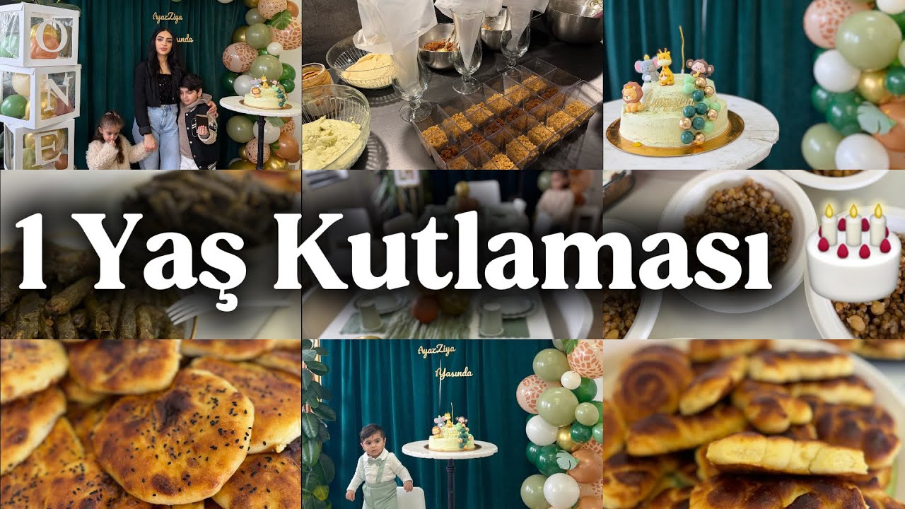 Bir Halanın 1 Yaş Telaşı 🎂Yeğenimin En Özel Günü 🎈 Hala Vlogu 