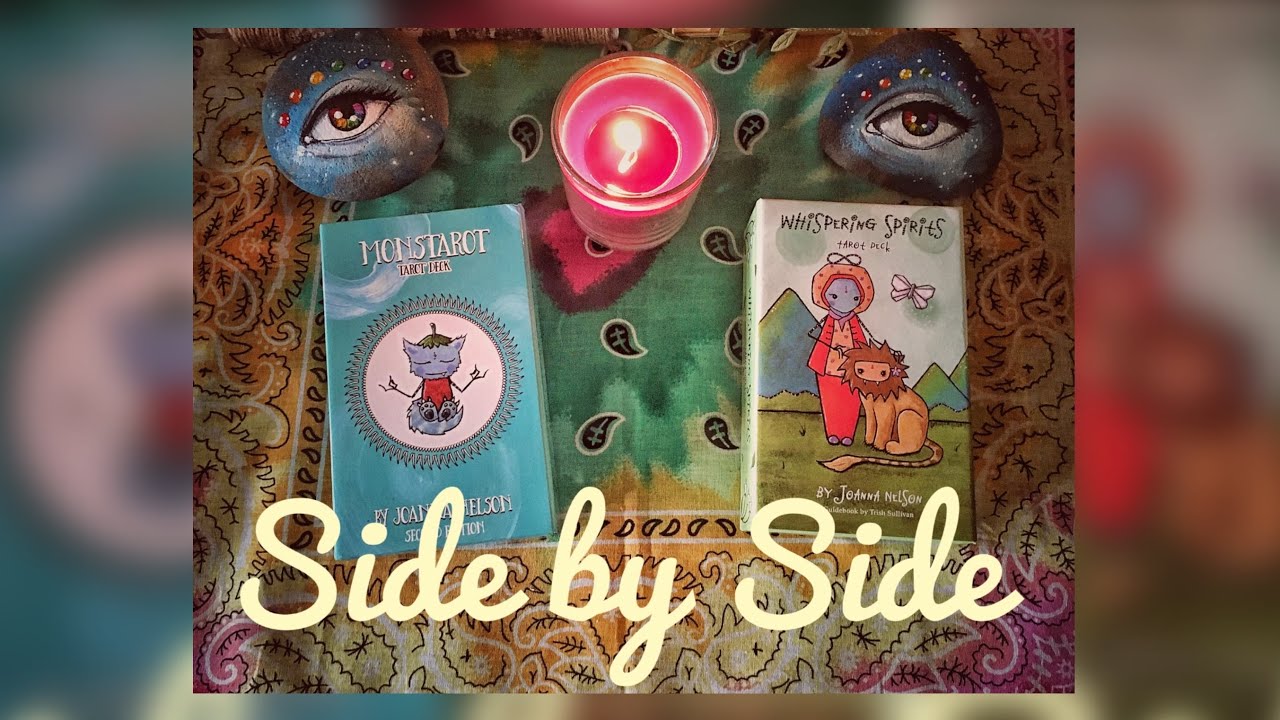 Monstarot & Whispering Spirit Tarot ~ Side by Side