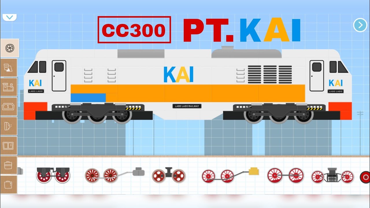 Cara Membuat CC300 Livery PT KAI - Labo Brick Train [FAKE]