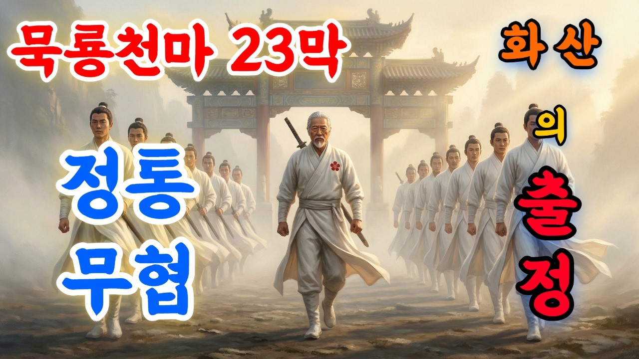 묵룡천마 23막 - 환골(換骨)의 산문, 매화가 칼이 되는 날 (정통 무협 오디오북) 무협지 무협 시리즈