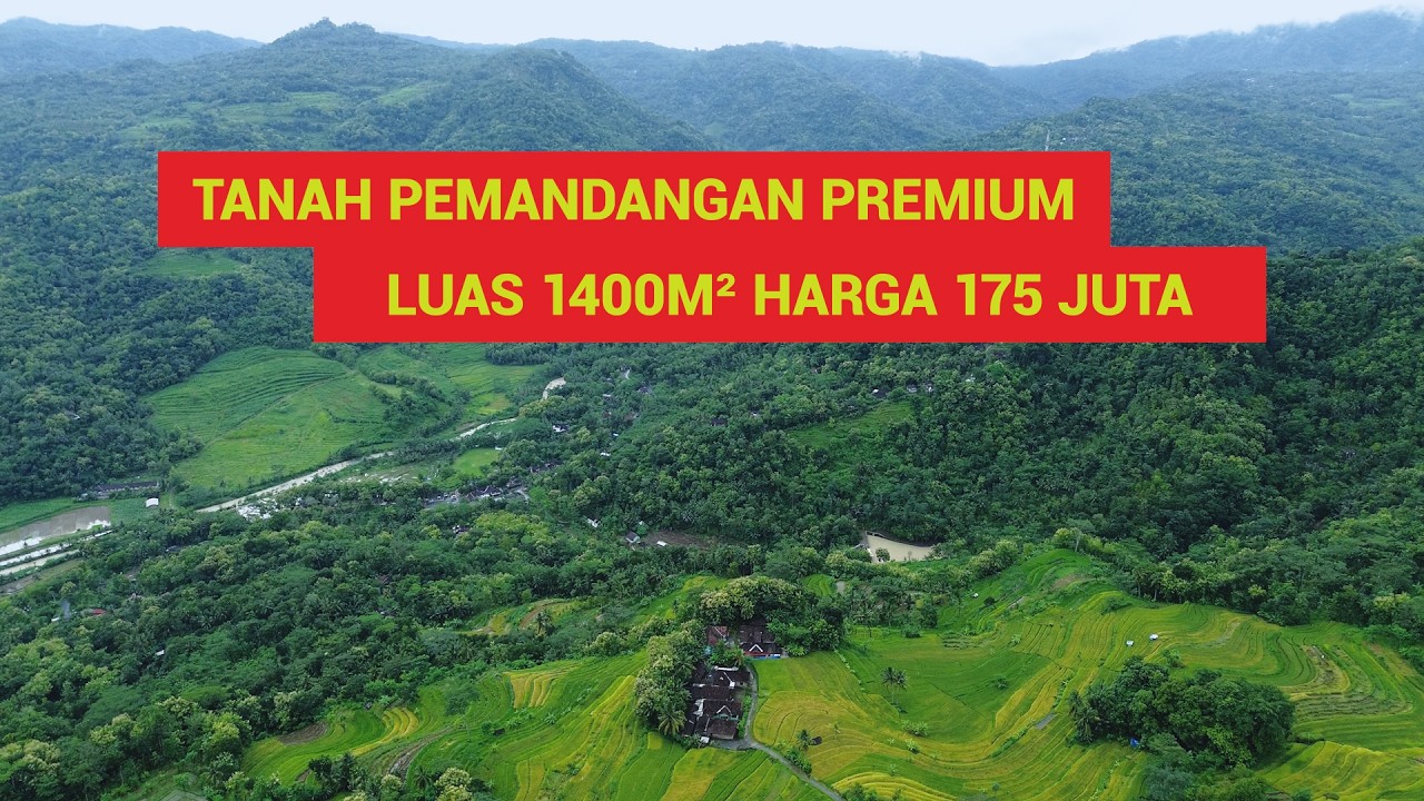 Tanah Dengan Pemandangan Premium Luas 1400m² Hanya 175 Juta Dekat Tumpeng Menoreh & Curug Sidoharjo