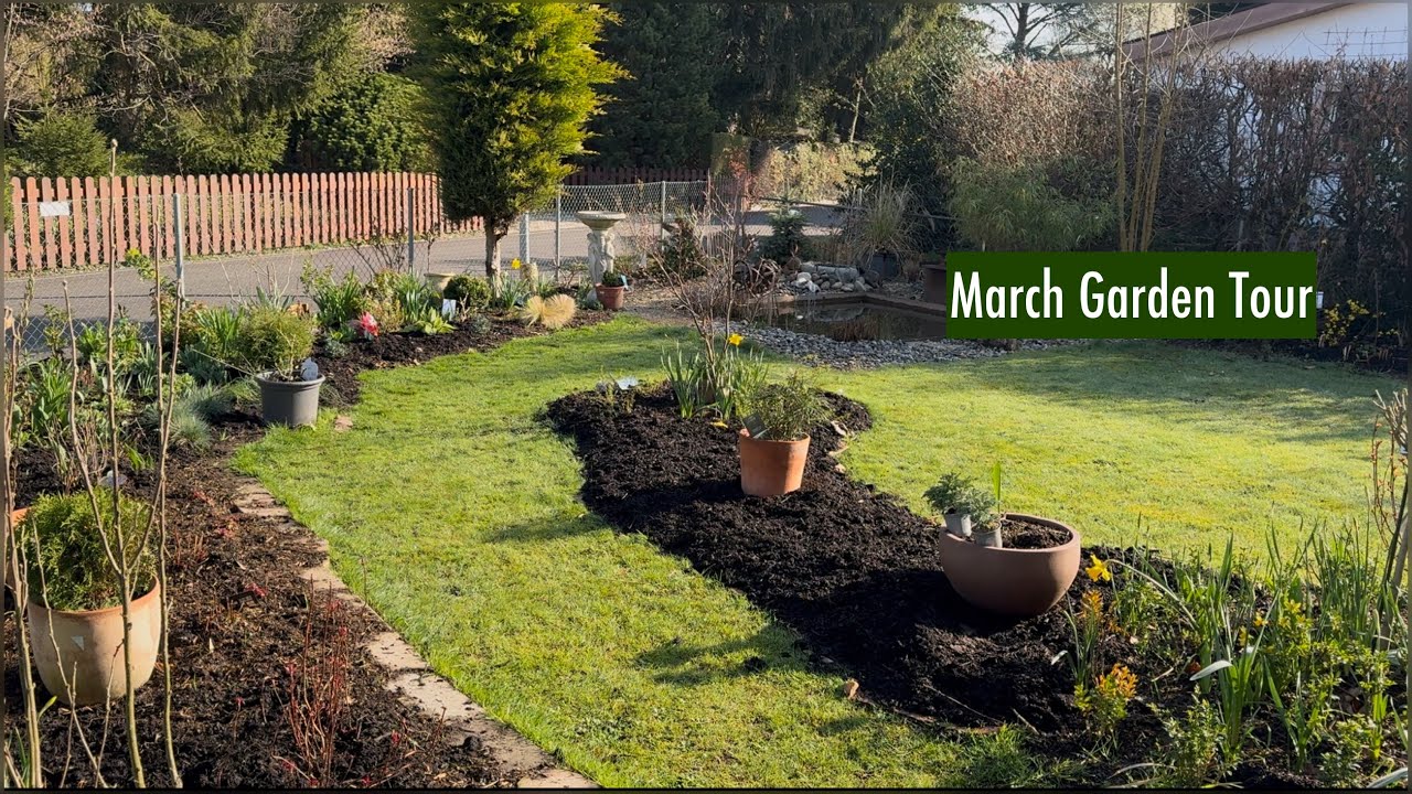 March Garden Tour  2025 | TheSwissGardenVlog