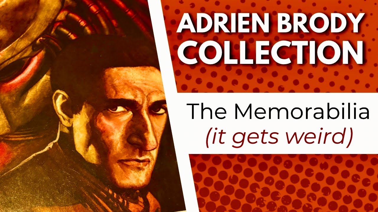 Adrien Brody fan's merch + UNBOXING!