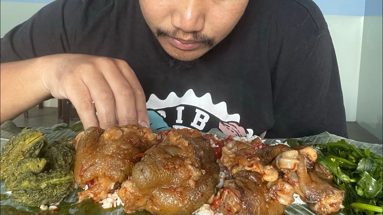 Eating Pork Trotters Mukbang | Naga Mukbang | Naga Food | Naga Food Mukbang | Bite Of Naga 