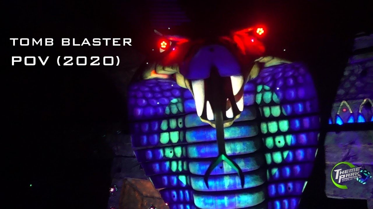 Tomb Blaster 2020 Low Light 4k POV | Chessington World Of Adventures Resort