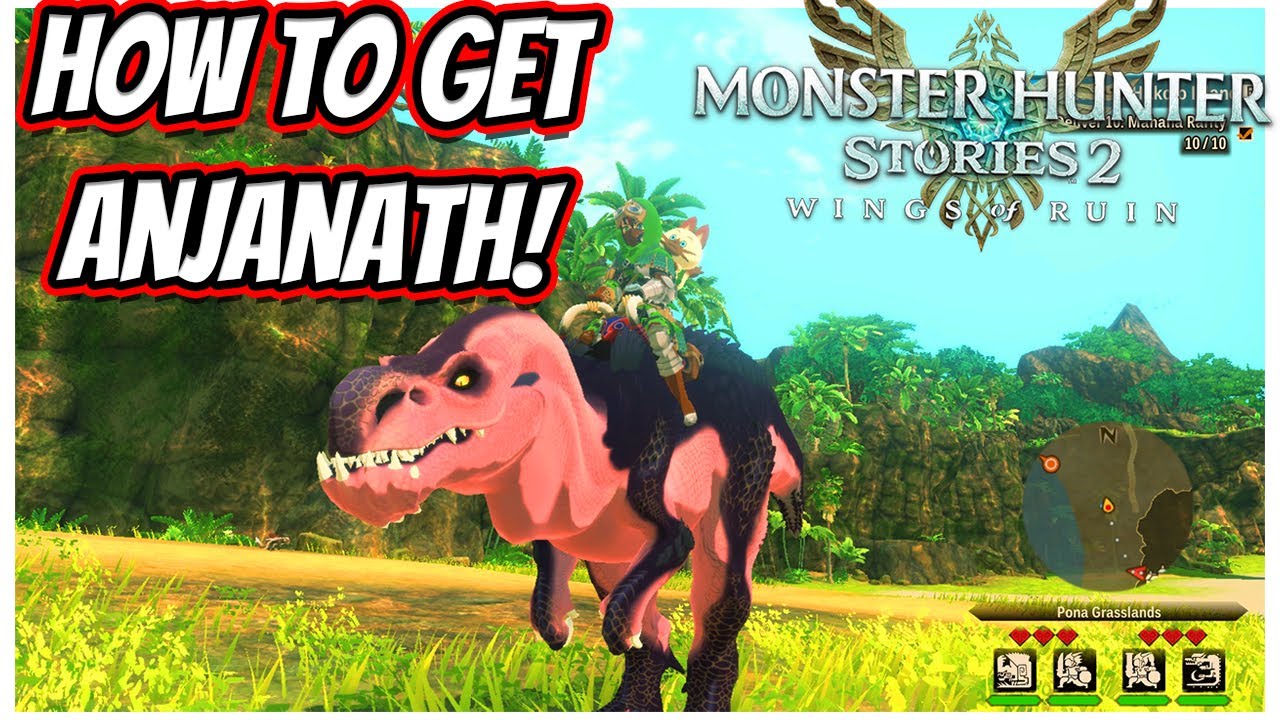HOW TO GET ANJANATH IN THE DEMO OF MONSTER HUNTER STORIES 2!!