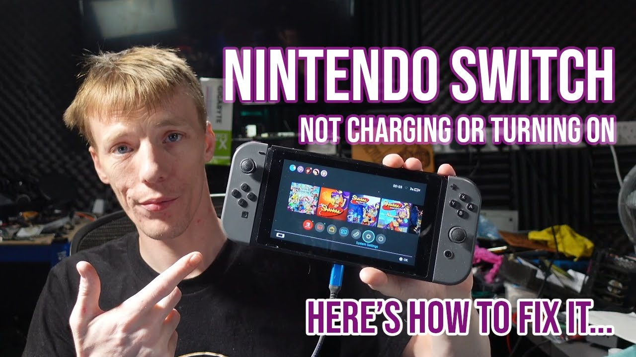 How To Fix A Nintendo Switch Not Charging Or Turning On... Stuck On 5v 0.09a
