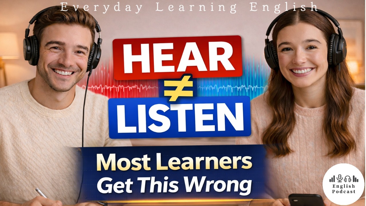 Hear vs Listen – The English Mistake Almost Every Learner Makes l EP. 114