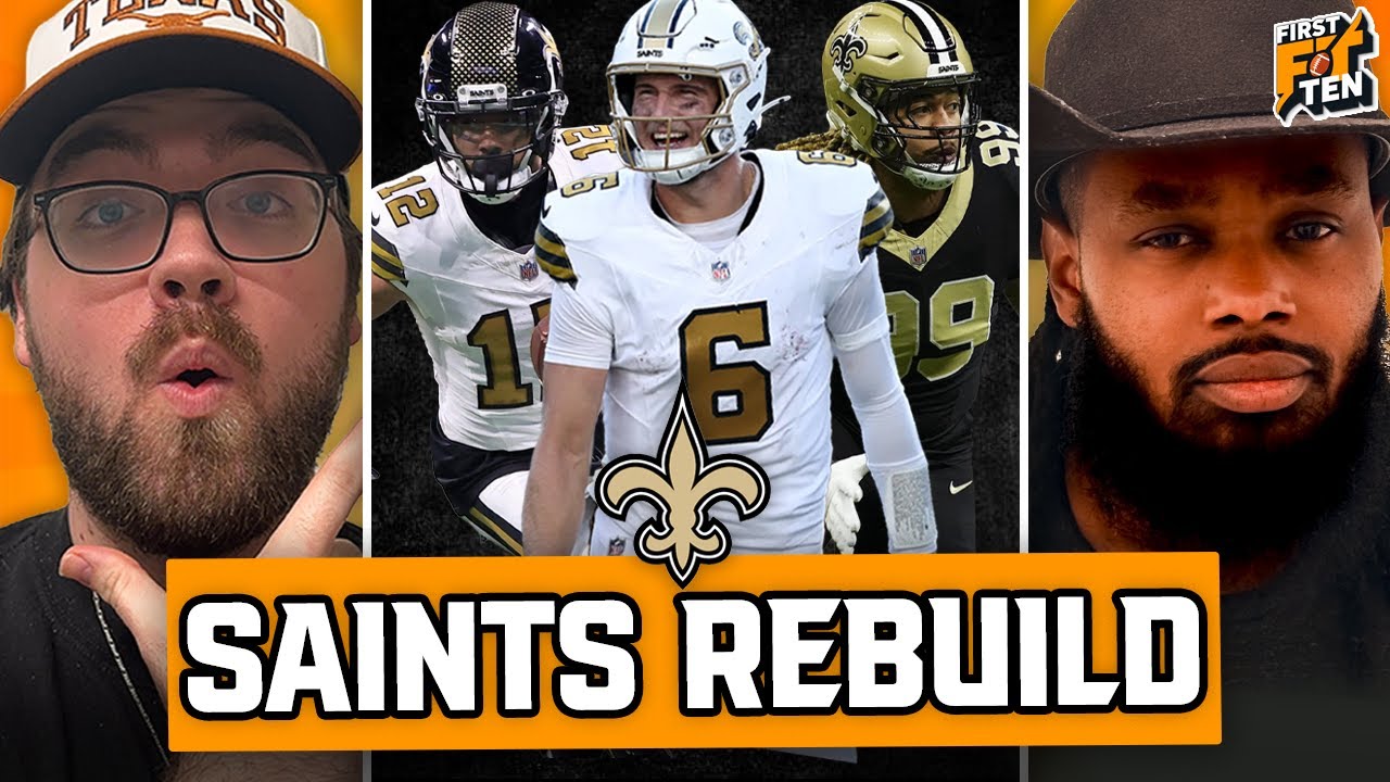 New Orleans Saints MOCK Offseason Breakdown!! | First And Ten