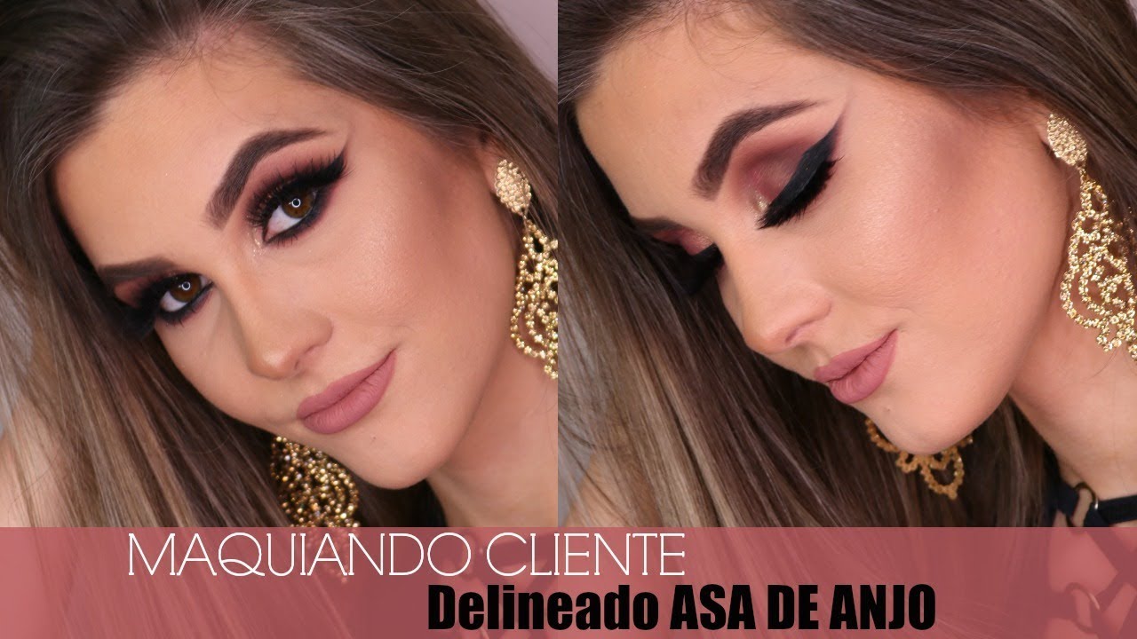 Maquiando Cliente Delineado Asa de anjo | Amanda Pastore #2