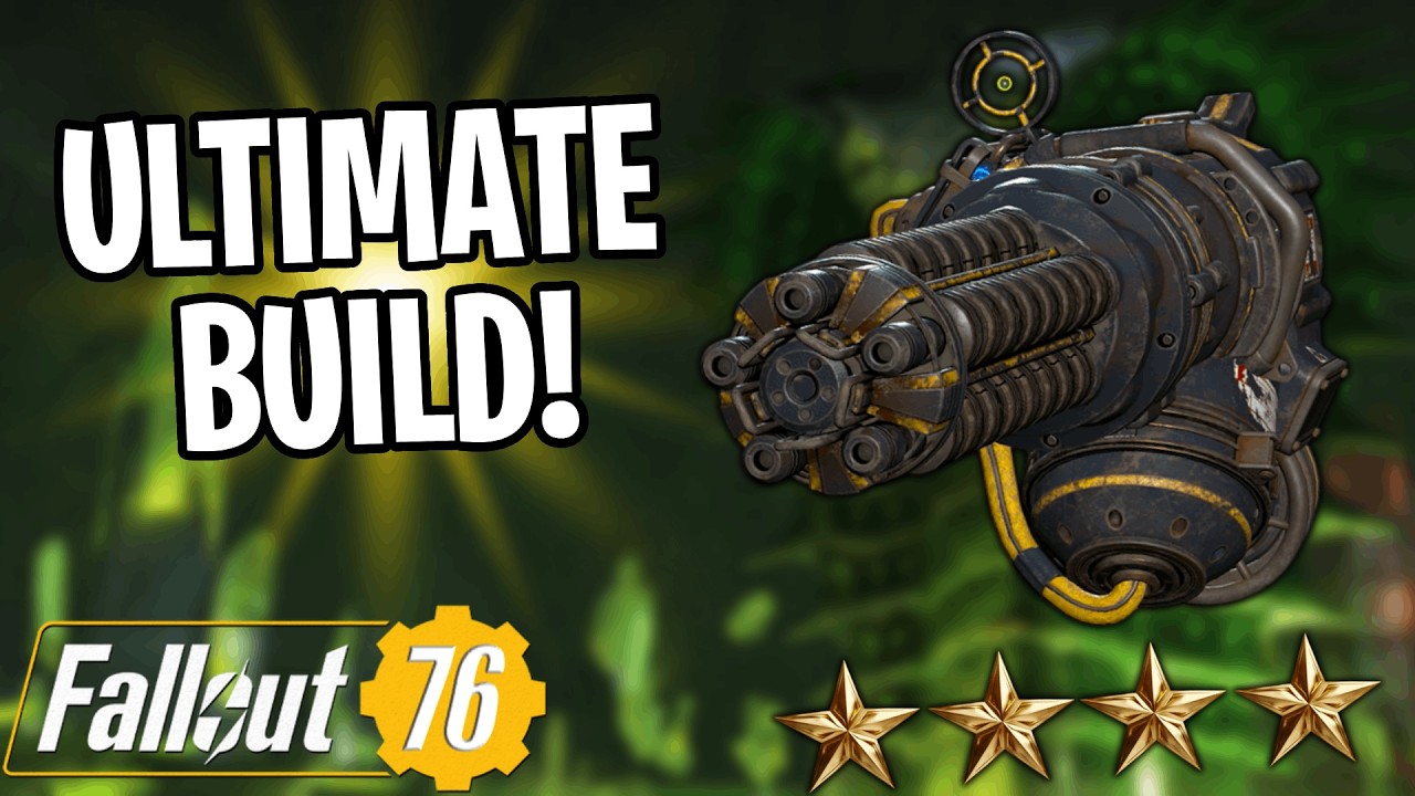 💥 Ultimate Heavy Gunner Build in Fallout 76 - No Consumables Needed! (Ghoul)