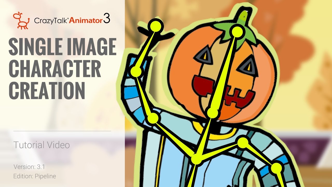 CrazyTalk Animator 3.1 Pipeline Tutorial - Single Image Character Creation