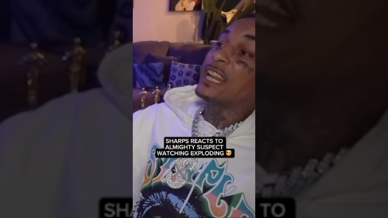 Sharp Reacts To Almighty Suspect Watch Exploding #Sharp #almightysuspect  #nojumper