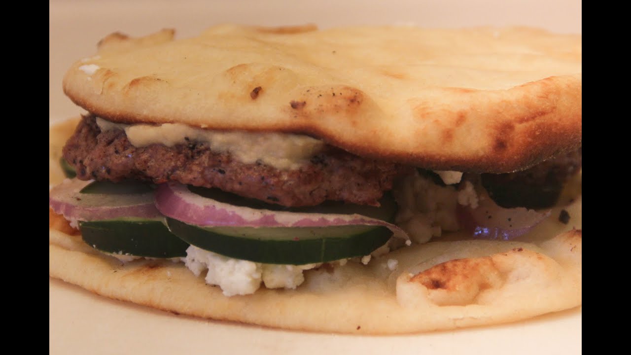 Lamb Hummus Burger Recipe