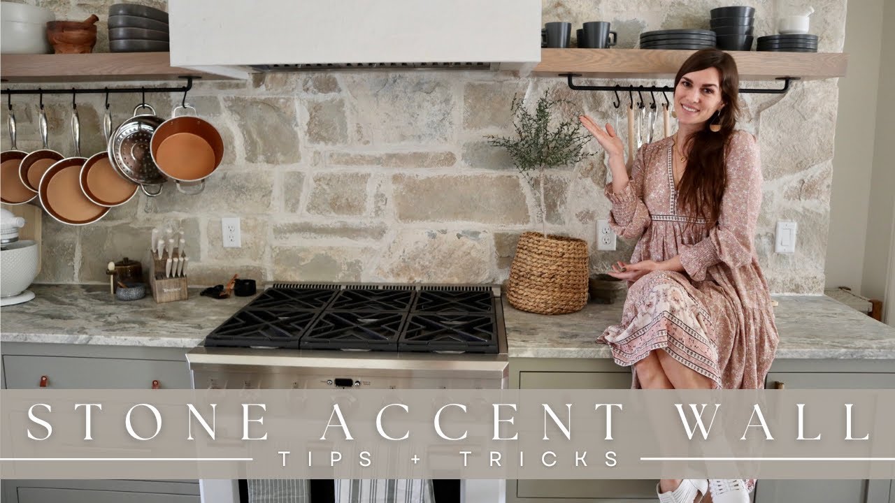 INCREDIBLE OLD WORLD STONE ACCENT WALL IDEAS!! Kitchen and Living Room Trends 2022