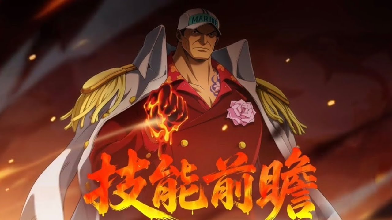 NEW ! FIRST GAMEPLAY ADMIRAL AKAINU - One Piece Ambition