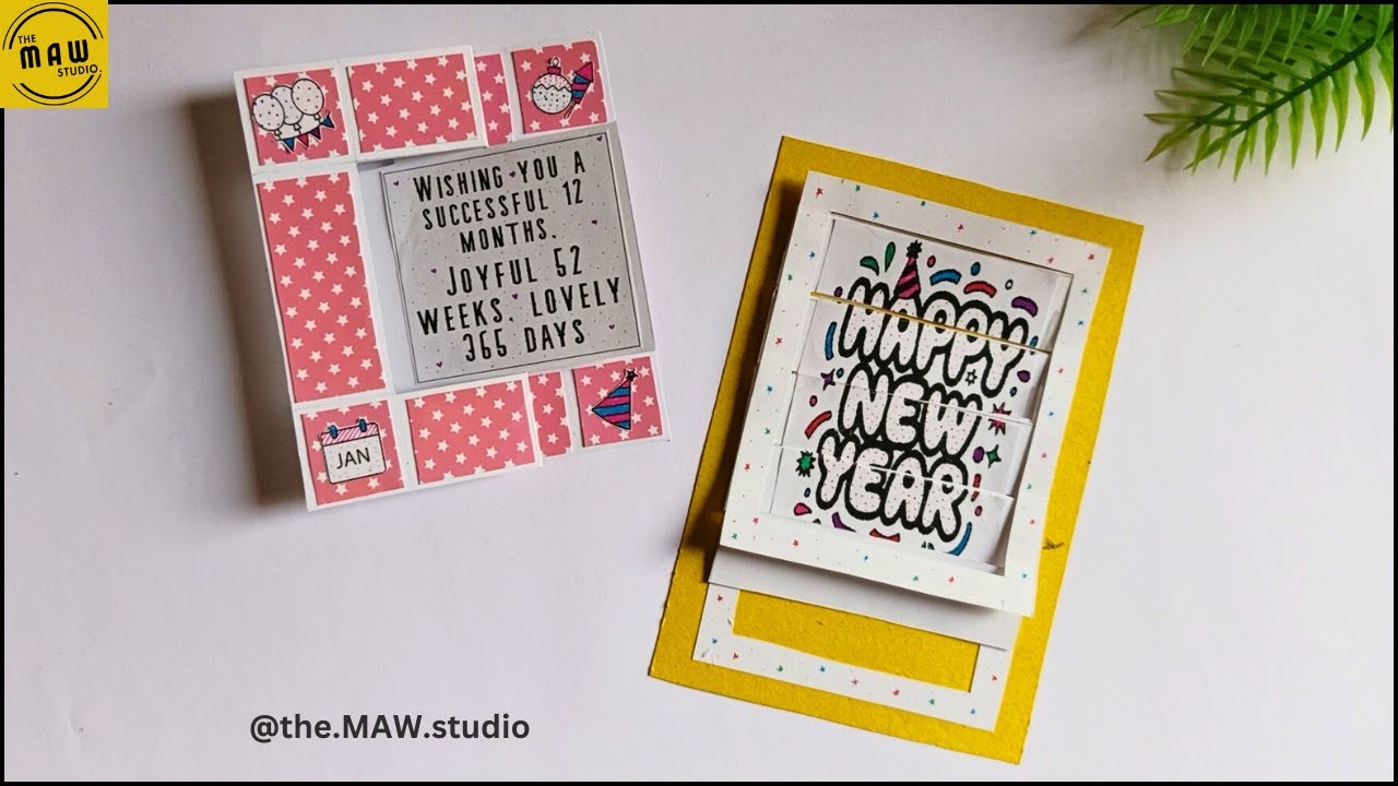 Make AMAZING New Year Cards in Minutes with These 2 Easy DIY Ideas