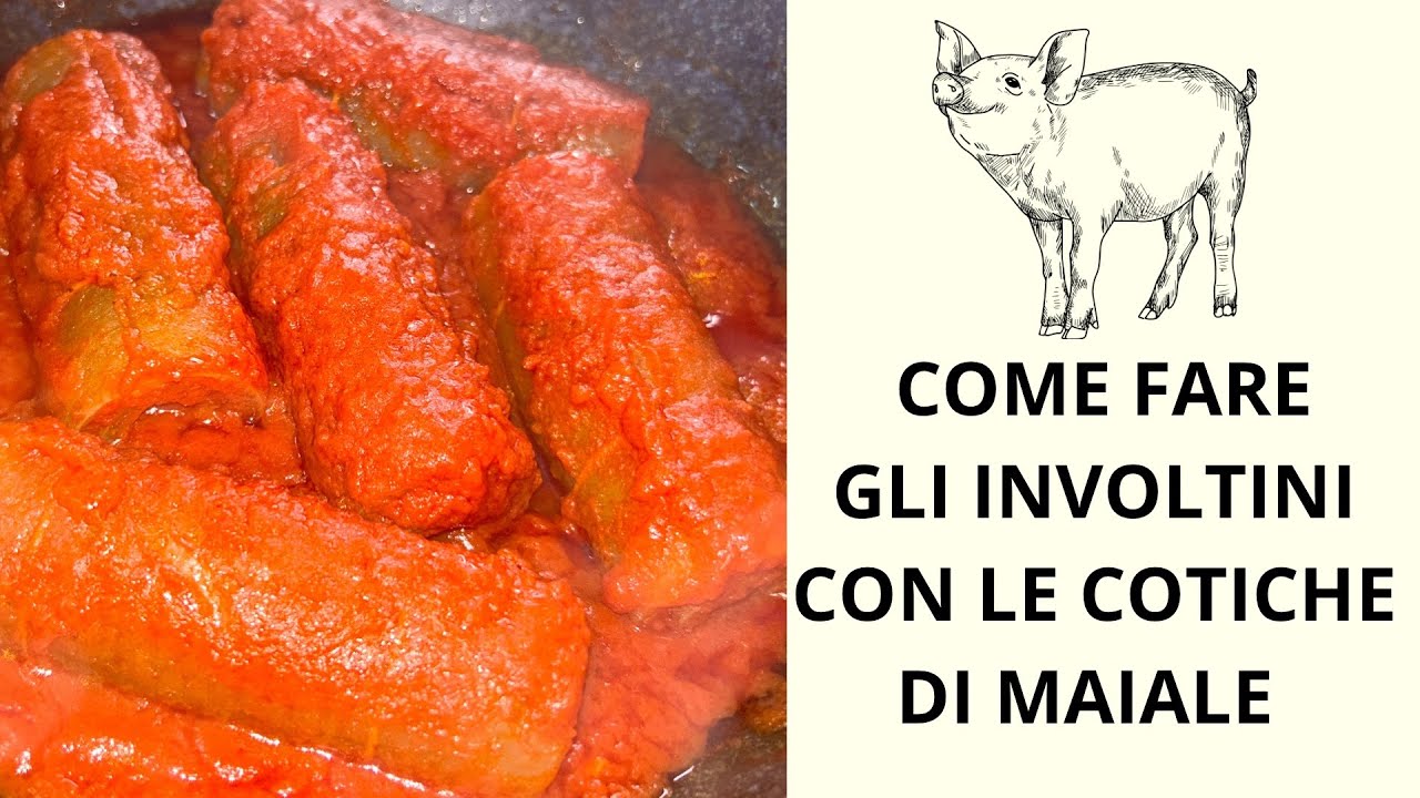 COME FARE GLI INVOLTINI DI COTICHE DI MAIALE AL SUGO|RICETTA TRADIZIONALE CALABRESE #calabria
