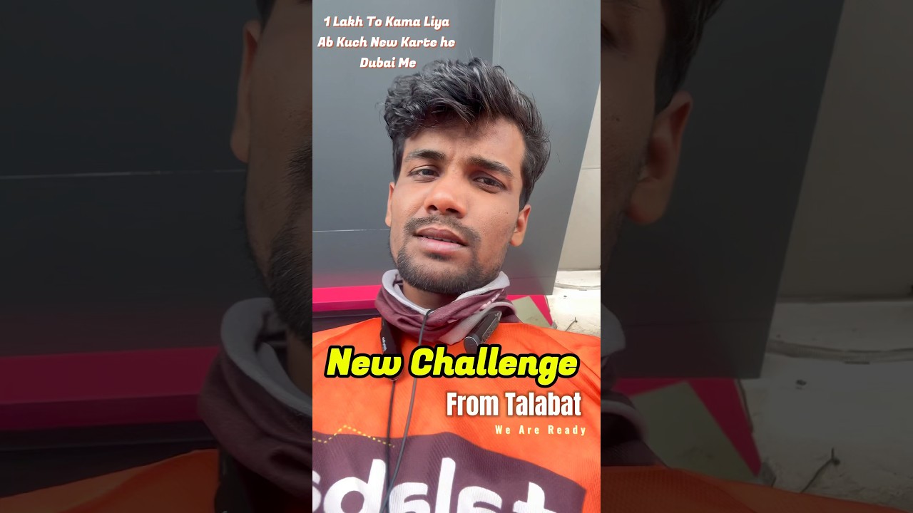 First Day in Talabat / New Challenge From :- Talabat In Dubai