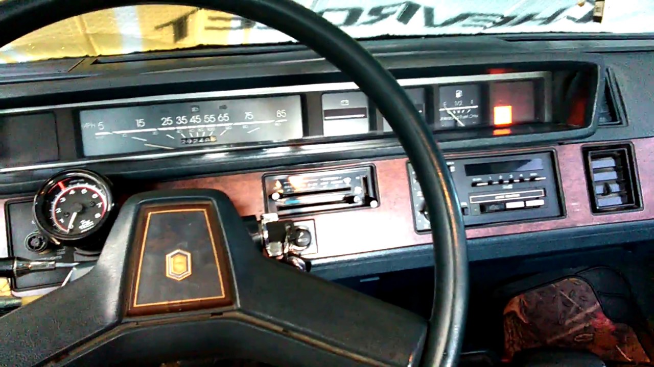 Snowy cold start 85 Chevrolet celebrity 2.8 v6
