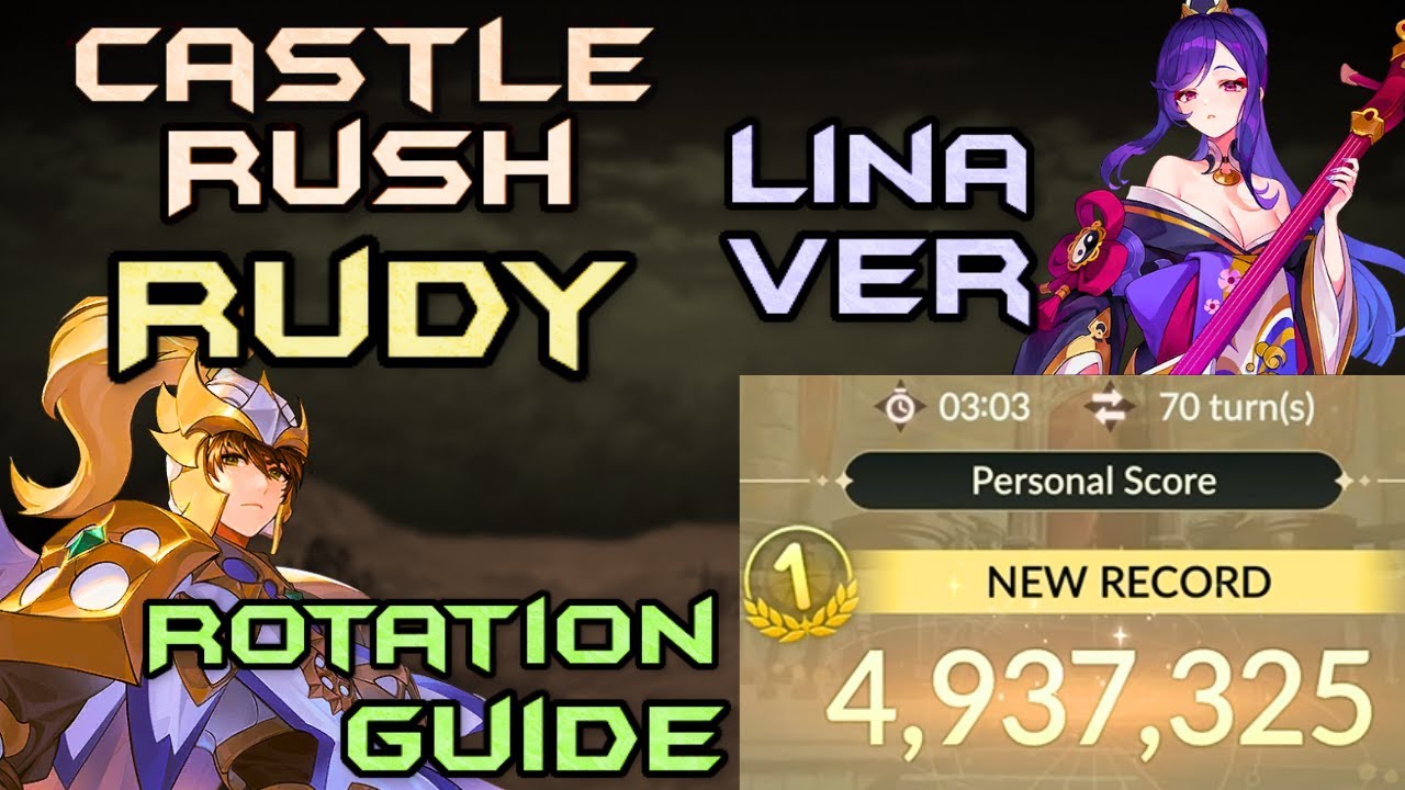 Castle Rush Guardian ( Lina Ver ) - Rudy Skill Rotation Guide | Seven Knights:ReBirth