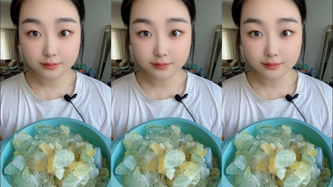 ASMR ICE EATING / ASMR MUKBANG ICE EATING SOUNDS FROM THE FROZEN WATER