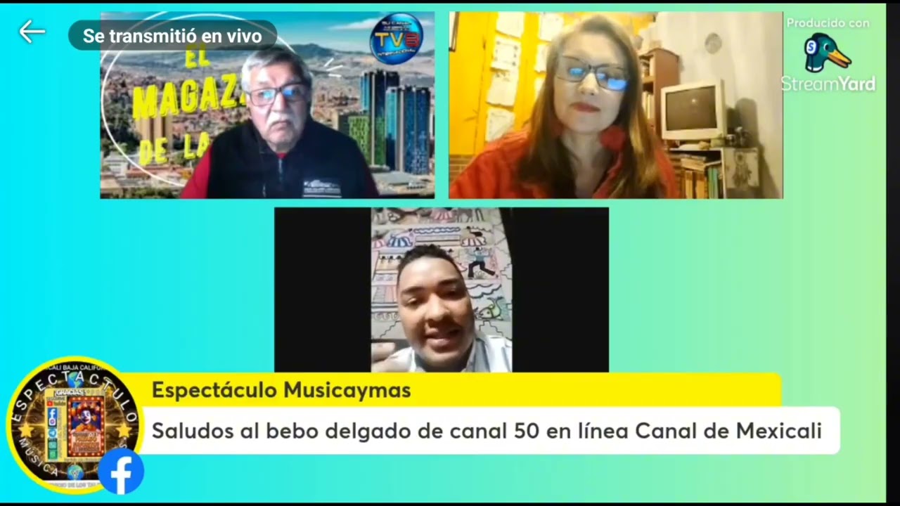 Entrevista con el escritor del libro Luz entre sombras. Programa el magazzin de la tarde. CanalTV8