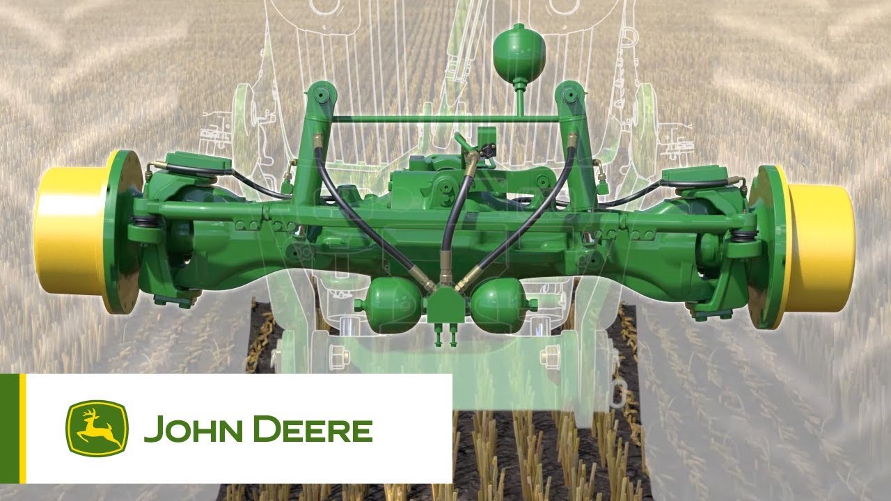 John Deere | 7R Series Tractors - Suspension (TLS/ActiveSeat/HCS+) Animation