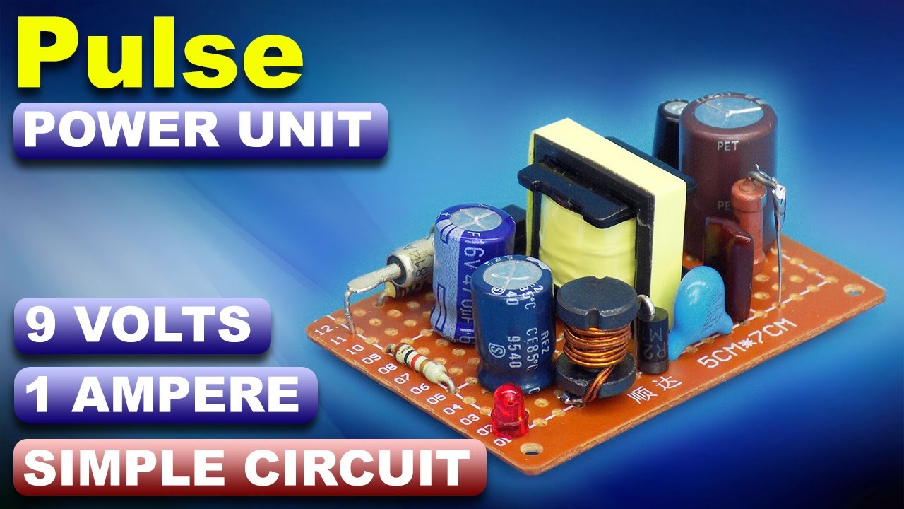 How to make power supply 9V 1A