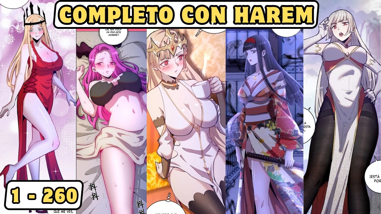 COMPLETO🔥REENCARNA Y JUNTO A SU HAREM CONQUISTA TODO UN MUNDO 🔥MANHWA