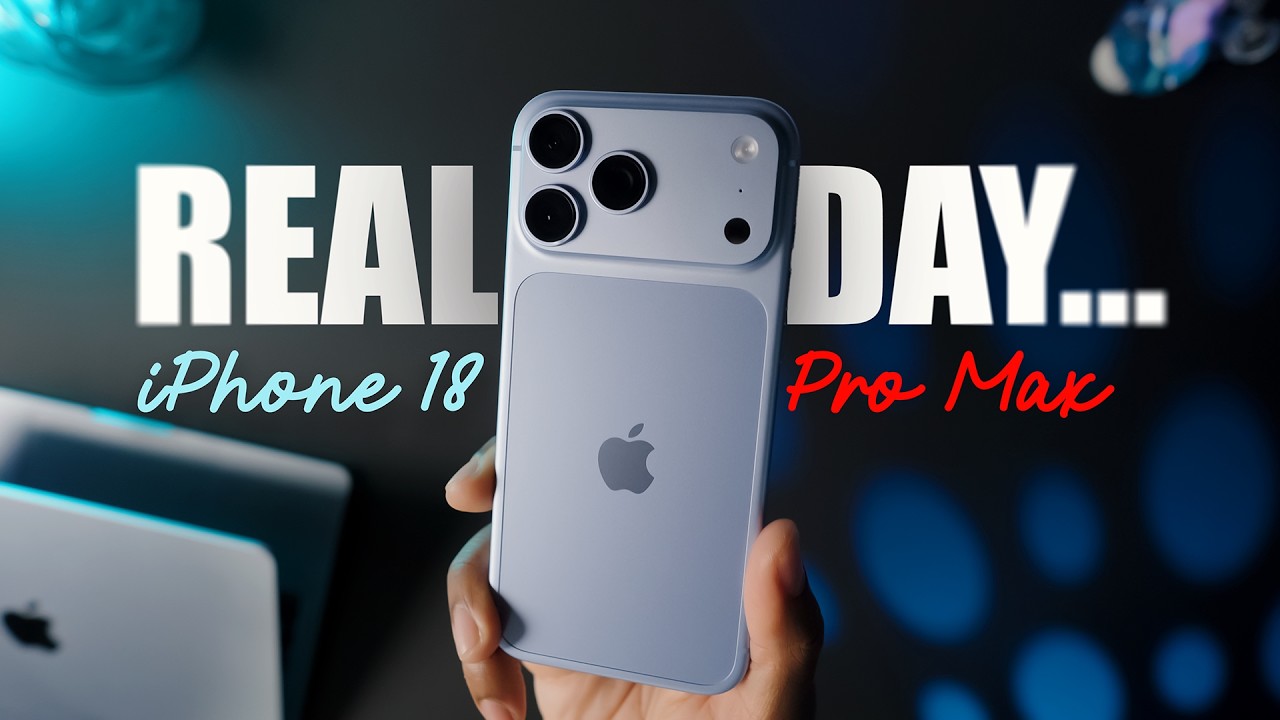 Обзор реального дня с iPhone 18 Pro Max!