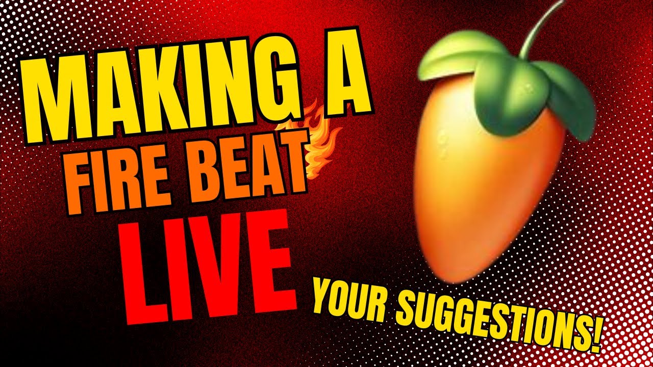 Making a FIRE Beat LIVE!! (With 22 Flames)