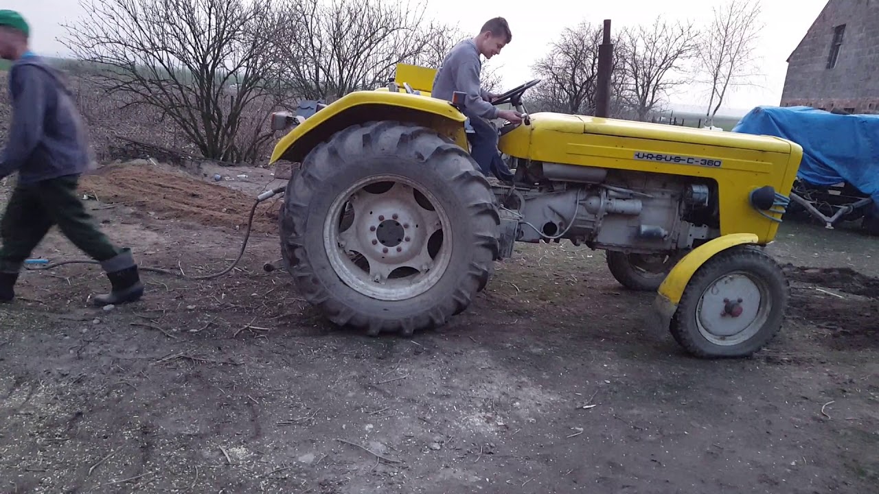 Wyrywanie kożeni ursusem c-360