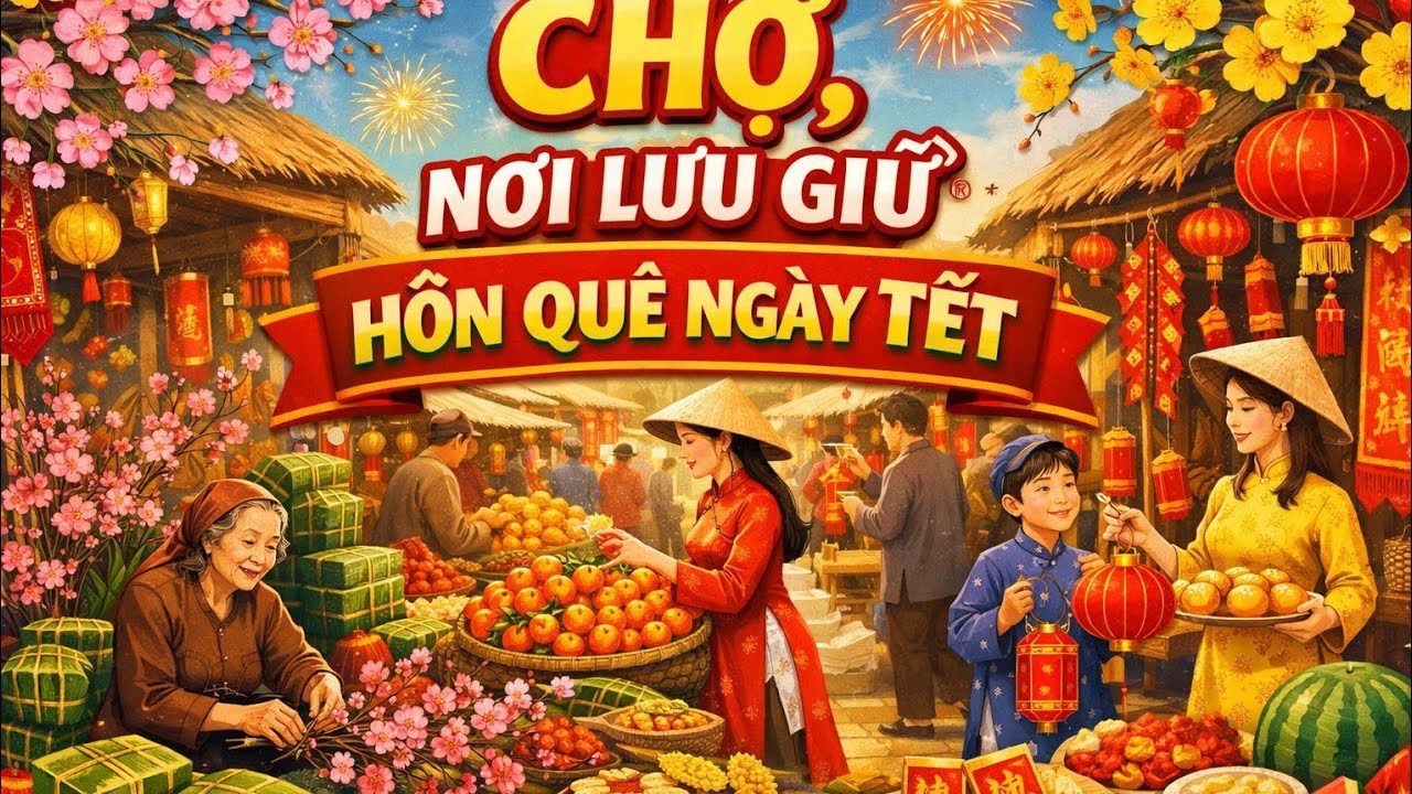 Chợ quê ngày tết 2026 : Nỗi nhớ người xa xứ. #mrnhatwanders 